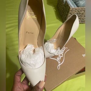 Christian louboutin white so Kate pumps. Size 41
